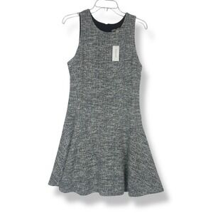 Banana Republic Tweed Dress Womens Size 12 Academia Preppy Twee Office Siren NEW